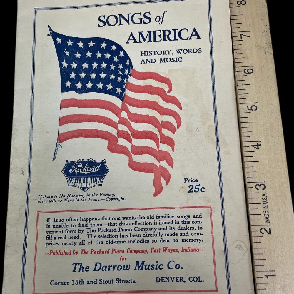 Songs of America: History, Words, and Music from the Packard Piano Company - Picture 2 of 8